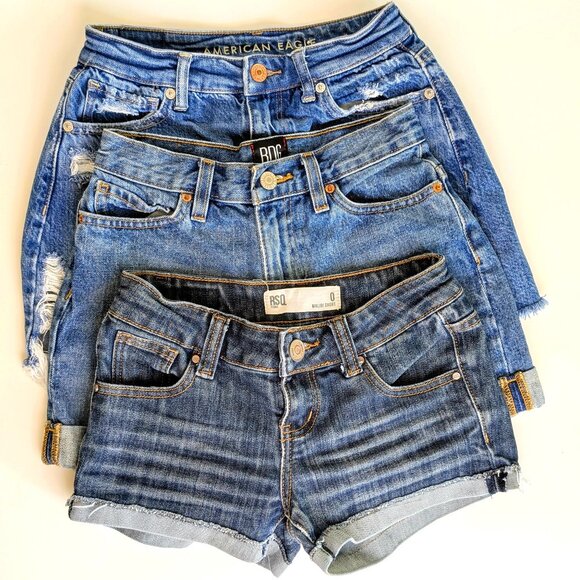 Bundle of Shorts Denim size : 0 - Picture 1 of 7